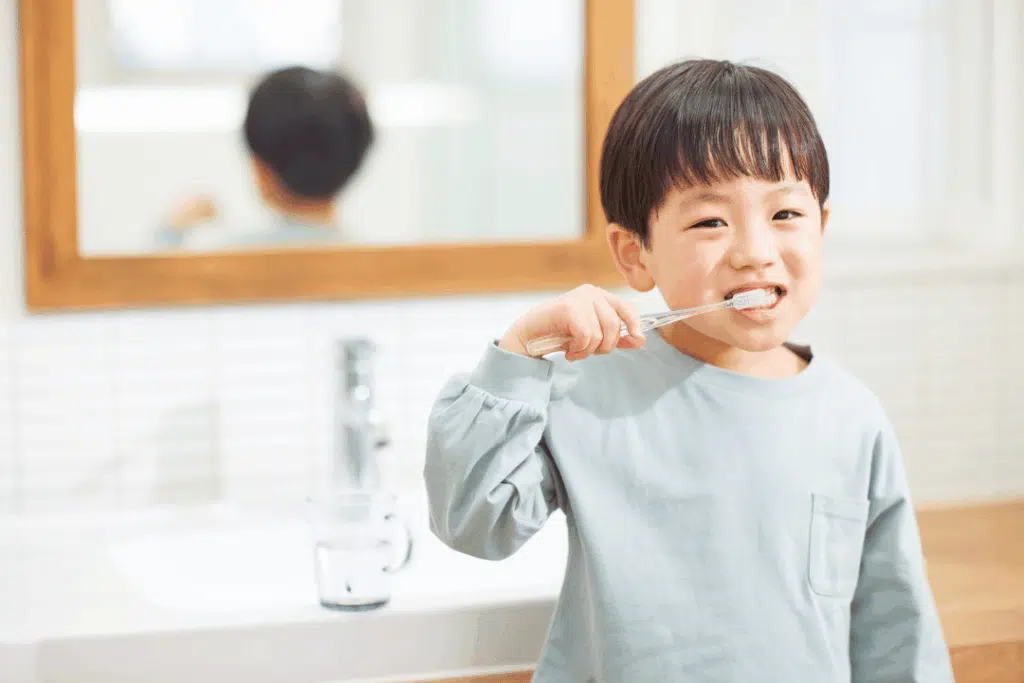 The Reality Check: Is “Safe Toothpaste For Kids” Really Safe? Child Learning Good Oral Care Habits