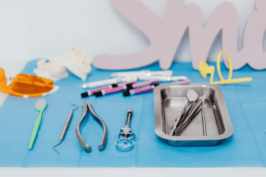 Dental Tools Prepared For Pediatric Emergency Care